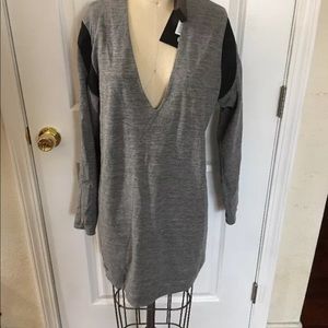 Jo No Fui  Maxi Blouse Double Jersey Suede  Dress